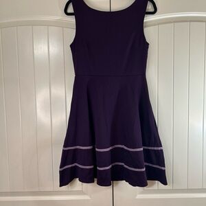 Fleet Collection Elegant Purple Sleeveless Dress. Size Large. #twee #mod
